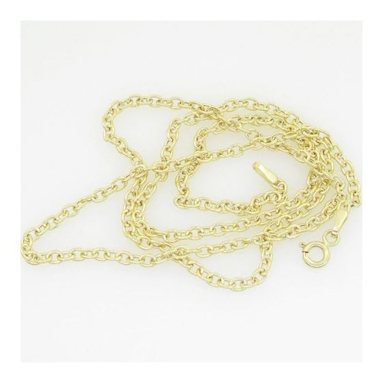 10K Yellow Gold Cable chain GC30 1