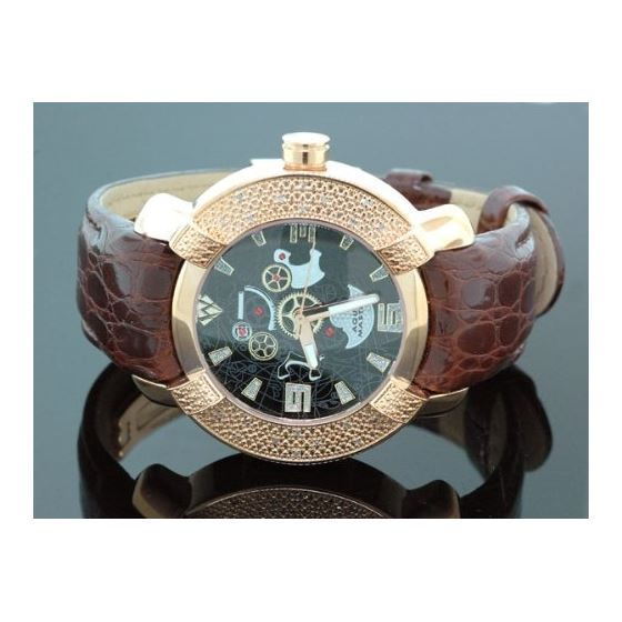 Mens Diamond Watch Hip Hop Jewelry 96-63