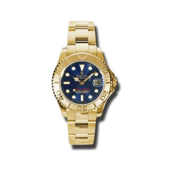 Rolex Watches  YachtMaster MidSize Gold 168628 bl