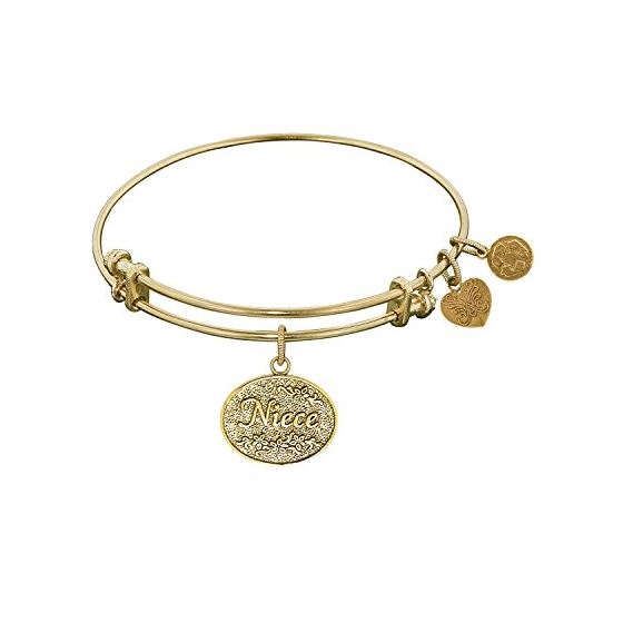 Angelica Ladies Mom and Family Collection Bangle Charm 7.25 Inches (Adjustable) GEL1050