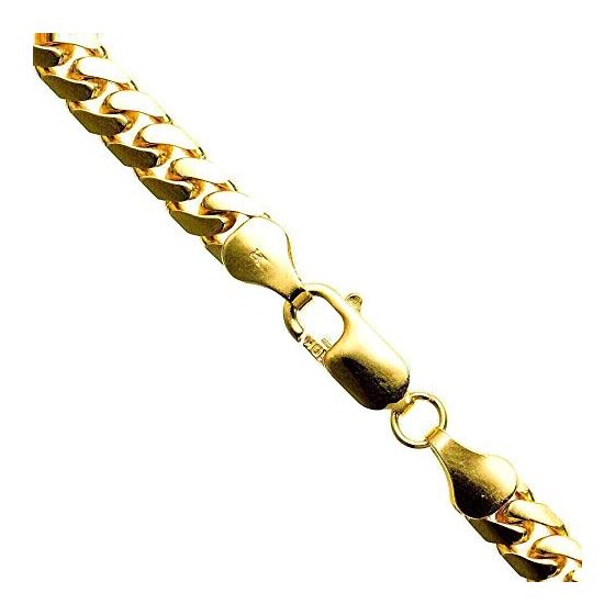 10K YELLOW Gold SOLID ITALY MIAMI CUBAN Chain - 30 Inches Long 5.6MM Wide 1