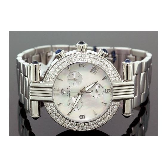 Unisex Aqua Master Diamond Watch 3.25 Ct W-93