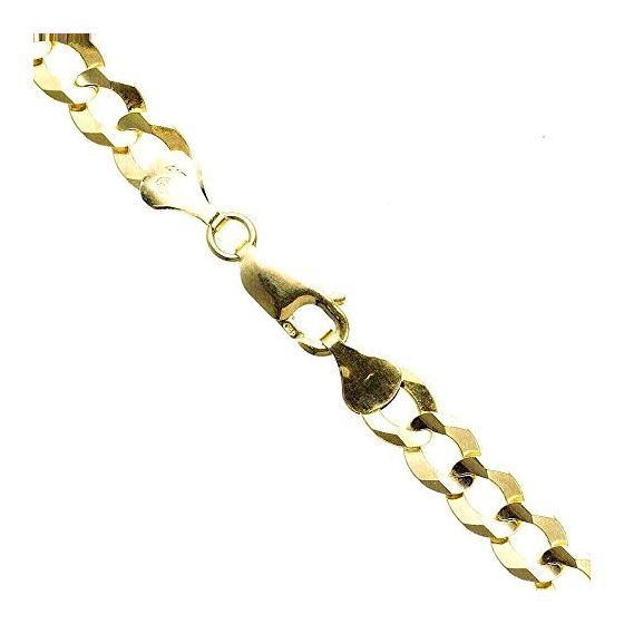 10K YELLOW Gold SOLID ITALY CUBAN Chain - 26 Inches Long 6.8MM Wide 1