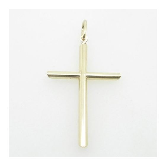 Mens 10K Solid Yellow Gold cross 3 Length - 2.17 inches Width - 1.10 inches 3
