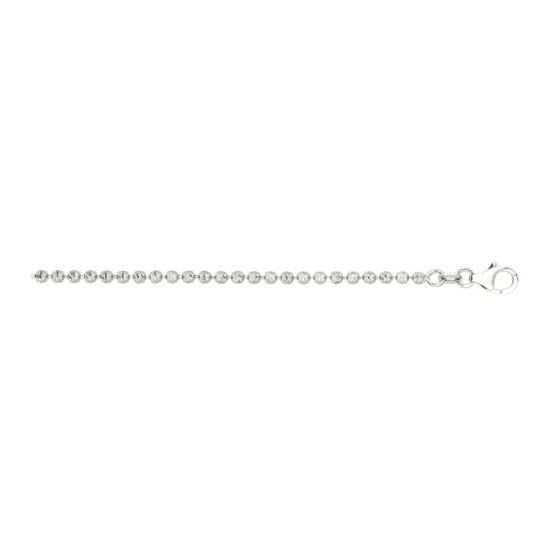 Sterling Silver 2.2 Mm Wide Rhodium Finish Round D