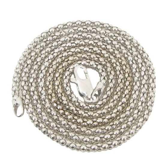 925 Sterling Silver Italian Chain 24 inches long and 3mm wide GSC49 1