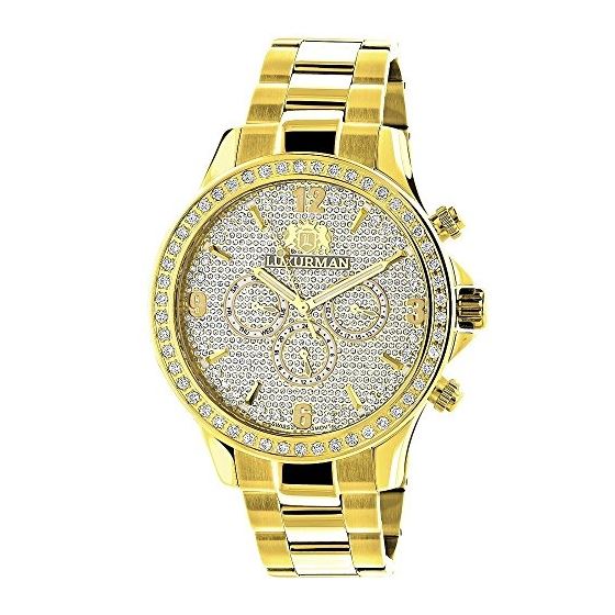 Mens Diamond Watch Liberty 2Ctw Of Diamonds By 18K