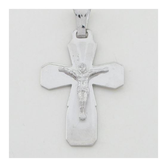 Fancy jesus cut crucifix cross pendant SB39 37mm tall and 21mm wide 3