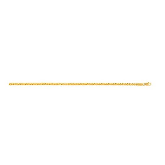 "14K Yellow Gold Square Franco Chain 24"" inches long x wide"