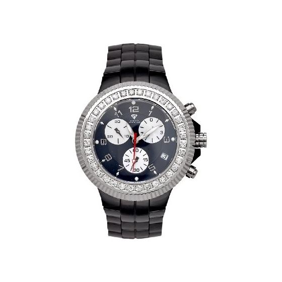 NEW! Men's Ceramic Diamond Watch, 2.85 Ctw-