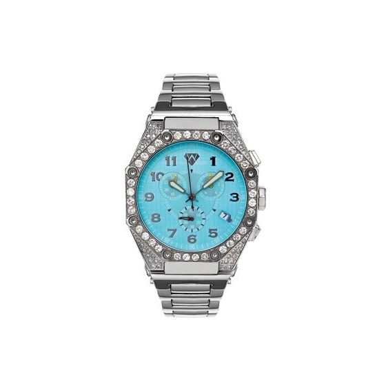 Men's Octagon Diamond Watch, 4.50 Ctw-