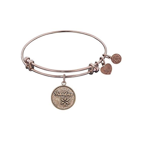 Angelica Ladies Mom and Family Collection Bangle Charm 7.25 Inches (Adjustable) PGEL1029