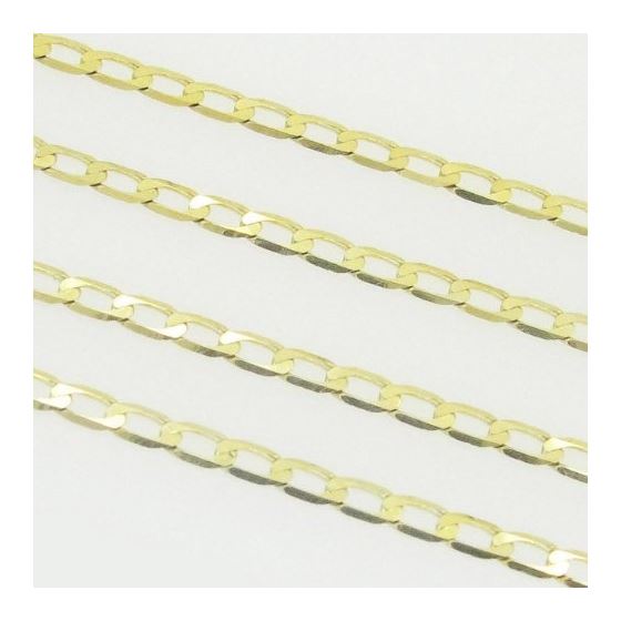 10K Yellow Gold curb chain GC90 3