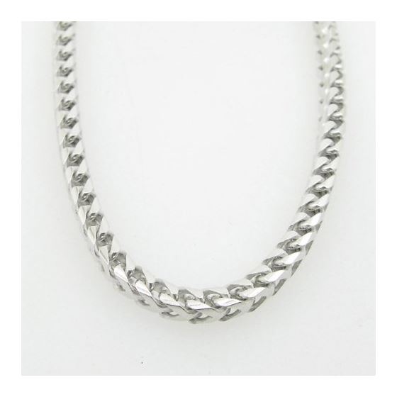 Mens .925 Italian Sterling Silver Franco Link Chain Length - 30 inches Width - 3mm 3