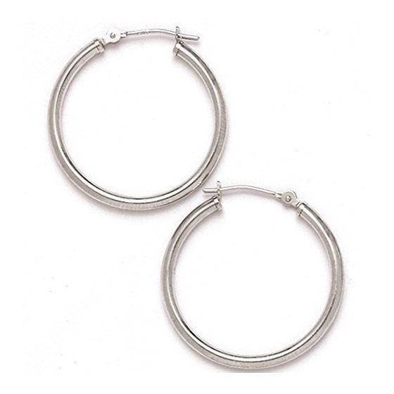 14K Gold Hoop Earrings HEW39