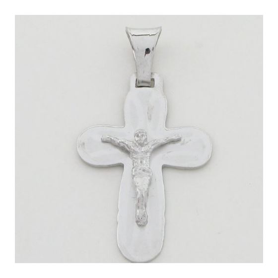 Fancy jesus cut crucifix cross pendant SB38 37mm tall and 21mm wide 3