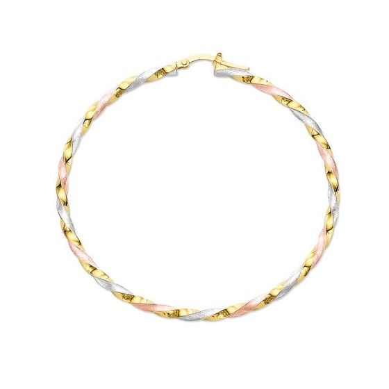 14K Yellow White Rose Gold 2.1 X 50Mm Wide Shiny D