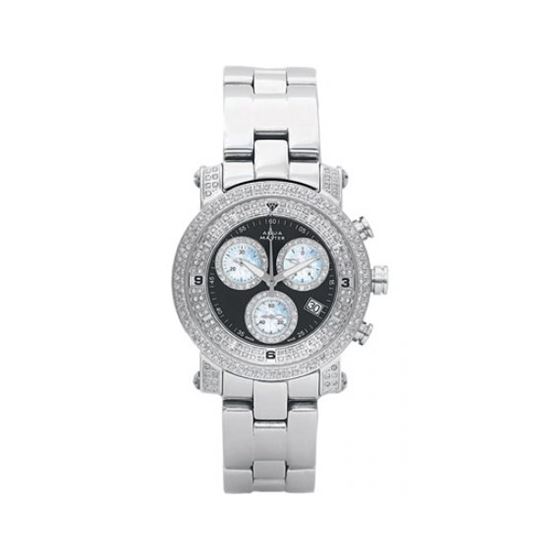 Unisex Stainless Steel Watches with 2 Row Diamond Dial 11-10W #103