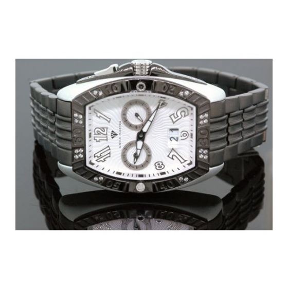 Tonneau 0.50Ctw Mens Diamond Watch W315-8