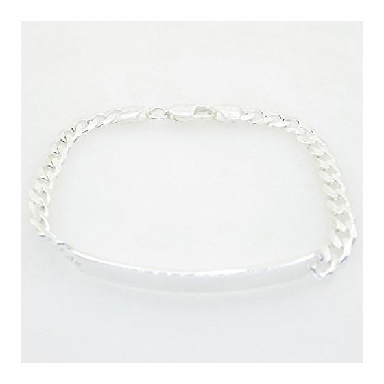 Curb Link ID Bracelet Necklace Length - 7 inches Width - 5.5mm 1
