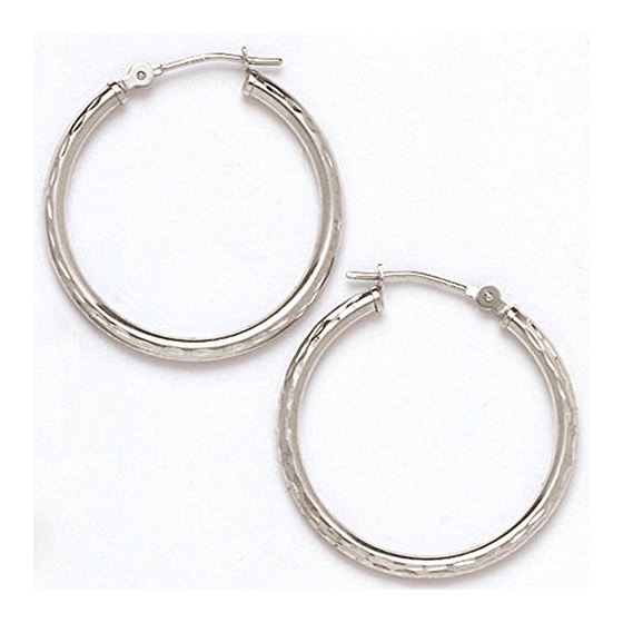 14K Gold Hoop Earrings HEW52