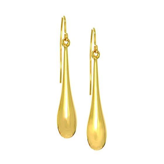 14K Yellow Gold Ladies Drop Earrings ER2911