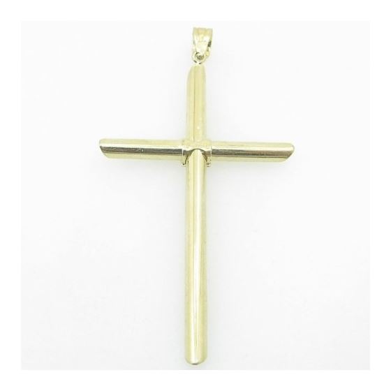 Mens 10K Solid Yellow Gold x cross Length - 2.83 inches Width - 1.54 inches 3