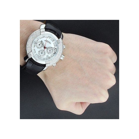 Mens Diamond Watch 0.20Ct-3