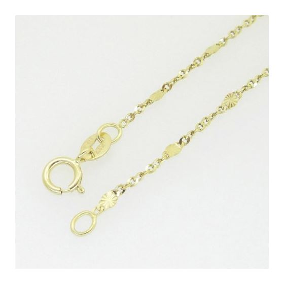 10K Yellow Gold fancy chain GC24 3