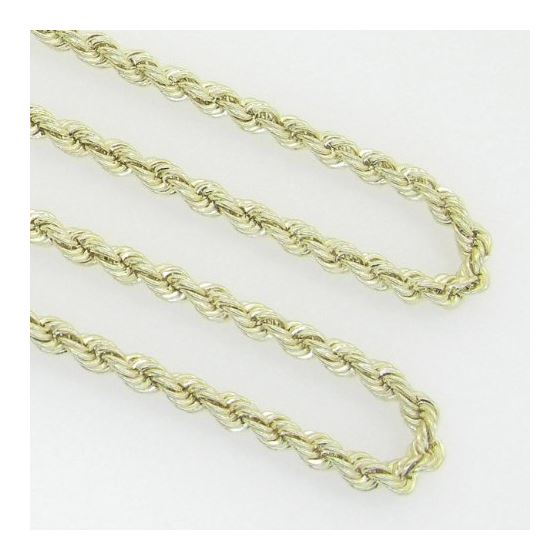 10K Yellow Gold rope chain GC17 3