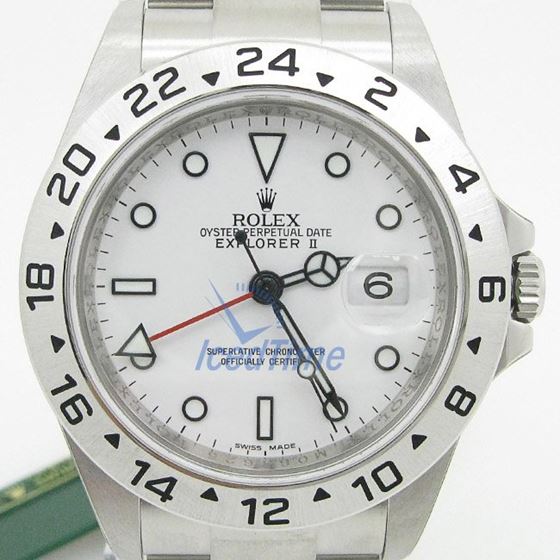 Rolex Explorer II White Index Dial Oyster Bracelet Mens Watch 1