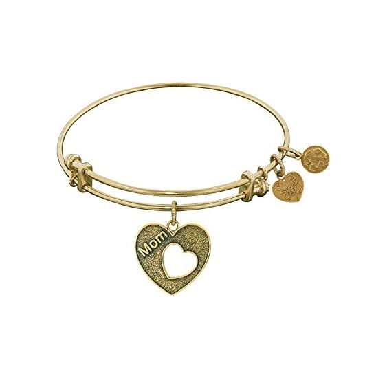 Angelica Ladies Mom and Family Collection Bangle Charm 7.25 Inches (Adjustable) GEL1004