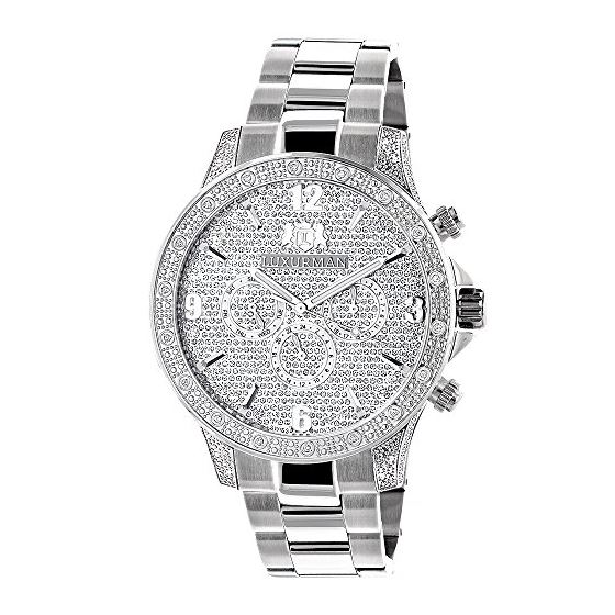 Mens Diamond Watch 0.5Ctw Of Diamonds By Liberty