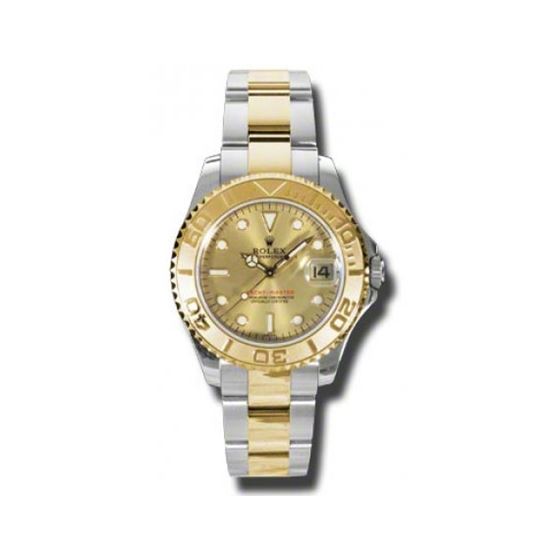 Rolex Watches  YachtMaster MidSize Steel and Gold 168623 ch