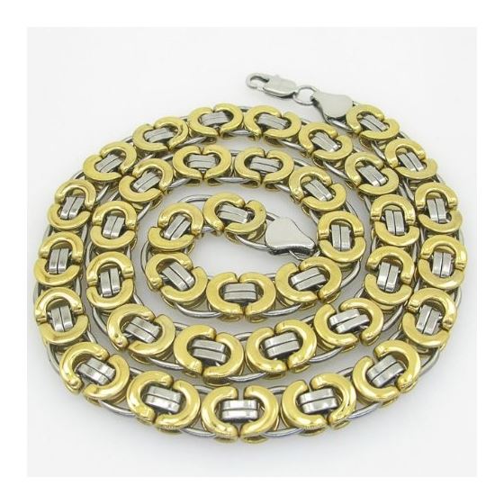 Mens 316L Stainless steel franco box ball wheat curb popcorn rope fancy greek style link chain 1