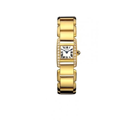 Cartier Tankissime 18kt Yellow Gold Diamond Ladies Watch WE70047H