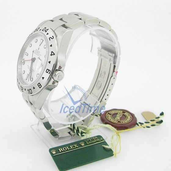 Rolex Explorer II White Index Dial Oyster Bracelet Mens Watch 3