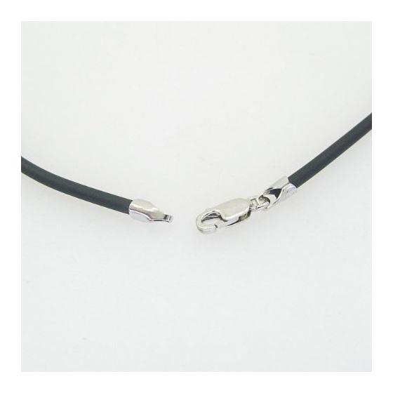 Unisex genuine leather braided cuff crystal necklace bangle jewelry swag black leather necklace 3