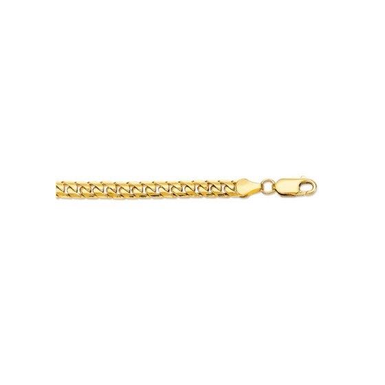 14K Yellow Gold 5.8mm wide Diamond Cut Miami Cuban Link Chain with Lobster Clasp 1