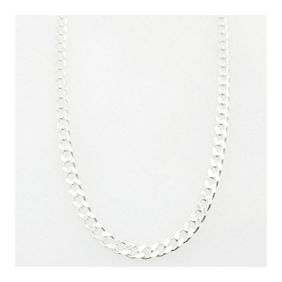 Silver Curb link chain Necklace BDC64 1