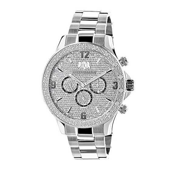 Mens Diamond Watches: Midsize Watch 0.2Ct