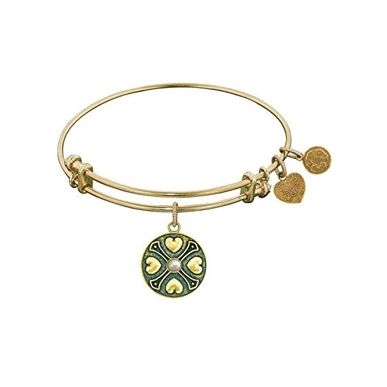 Angelica Ladies Birthstones Collection Bangle Charm 7.25 Inches (Adjustable) GEL1187