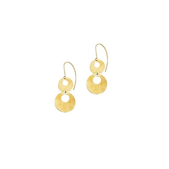 14K Yellow Gold Ladies Drop Earrings ER197