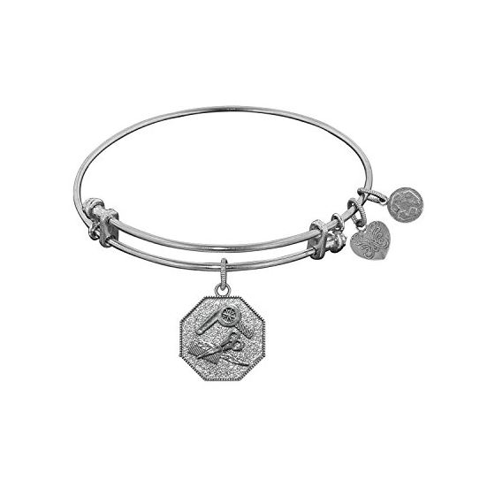 Angelica Ladies Profession Collection Bangle Charm 7.25 Inches (Adjustable) WGEL1153