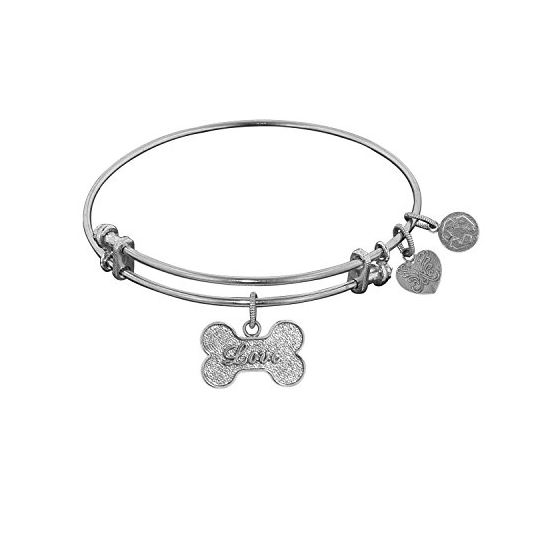 Angelica Ladies Love Hearts Collection Bangle Char