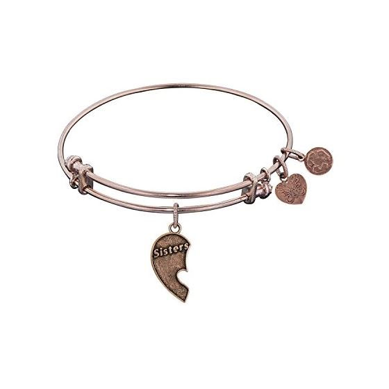 Angelica Ladies Mom and Family Collection Bangle Charm 7.25 Inches (Adjustable) PGEL1007