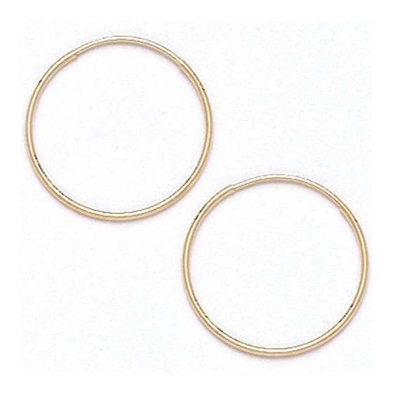 14K Gold Hoop Earrings HE4