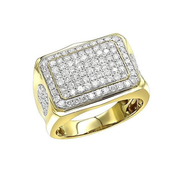 Men's Affordable Band 10K Gold 2 Carats Diamon