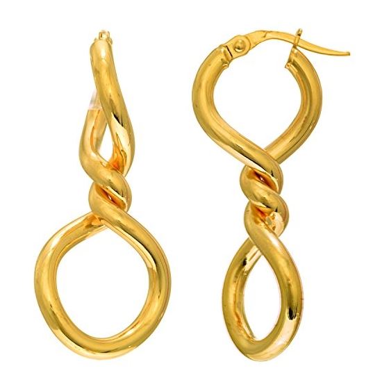 14K Yellow Gold Ladies Fancy Earrings ER3418