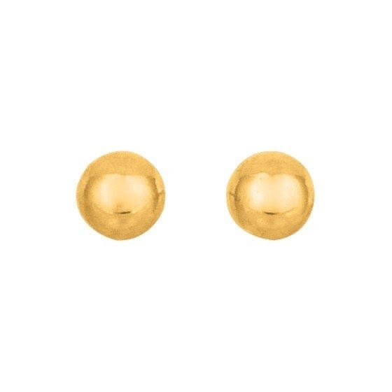 14kt Yellow Gold 3.0mm Shiny Ball Post Earring